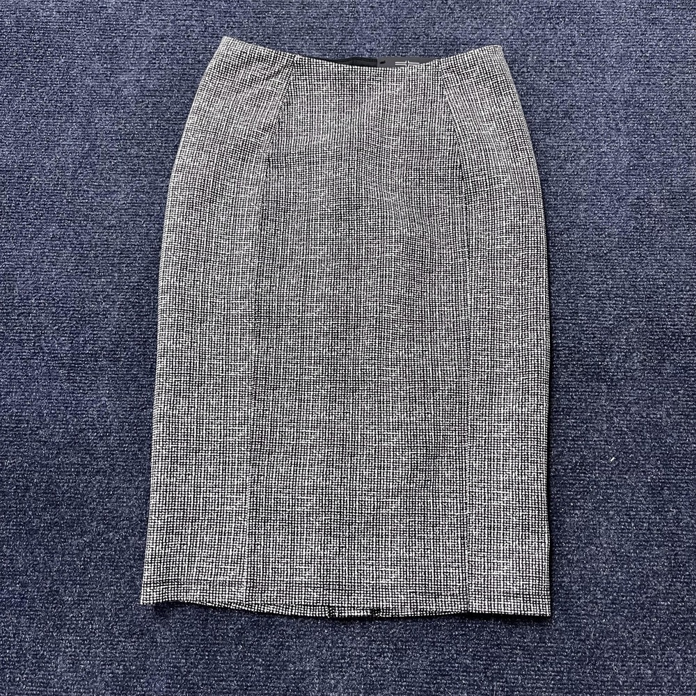 Liverpool Black and White Pencil Skirt